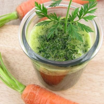 Möhren und Möhrenkraut
